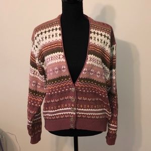 Vintage Fair Isle Cardigan